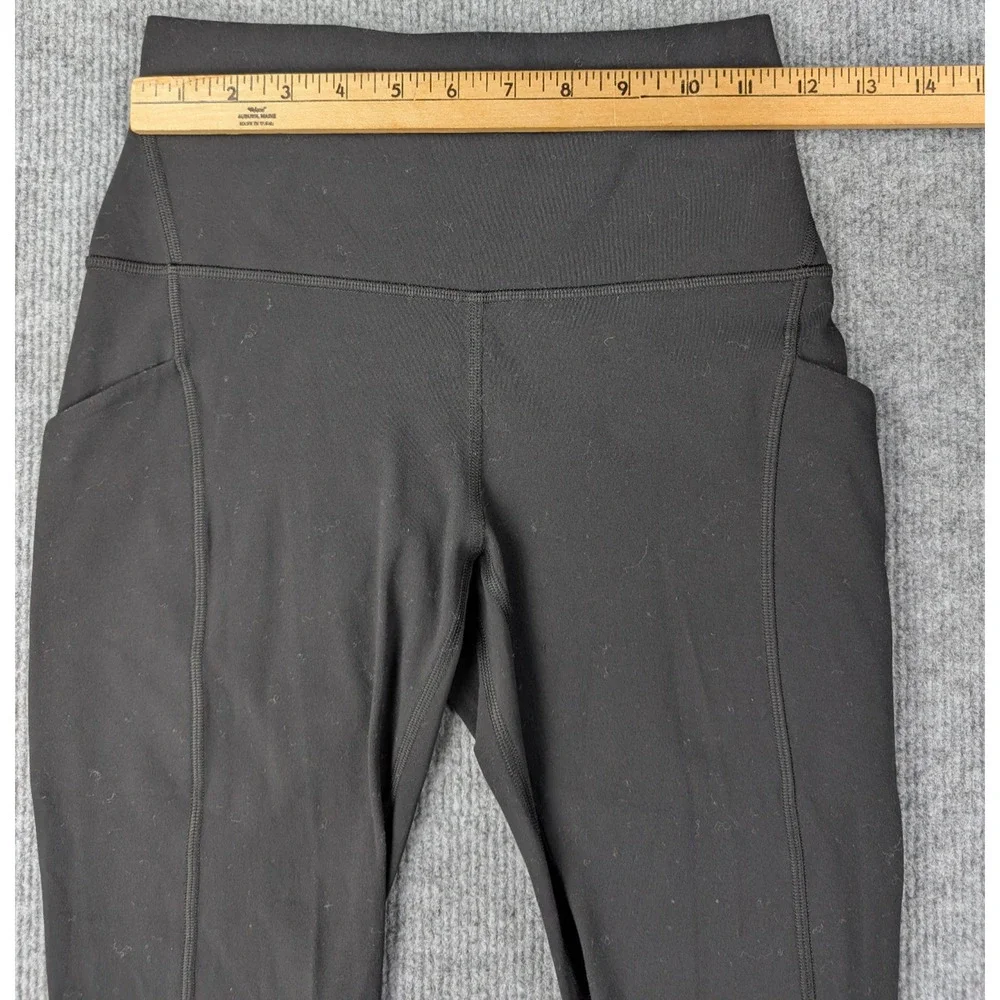 Lululemon Align Leggings Womens 6 Pocket Black Athleisure Gym Yoga Train Comfort